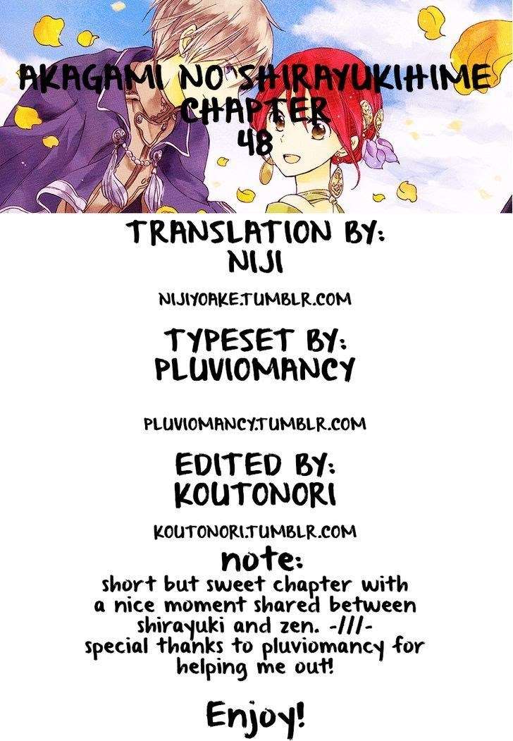 Akagami no Shirayukihime Chapter 48 Image 1