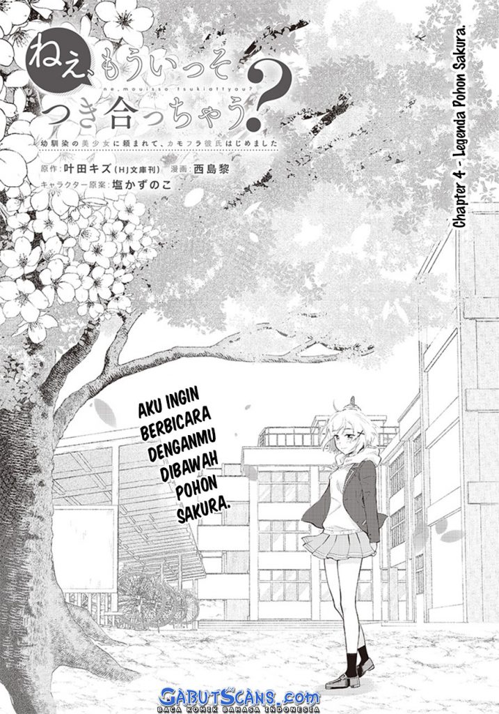 Nee, Mou Isso Tsukiacchau? Osananajimi No Bishoujo Ni Tanomarete, Camo Kareshi Hajimemashita Chapter 04 Image 1