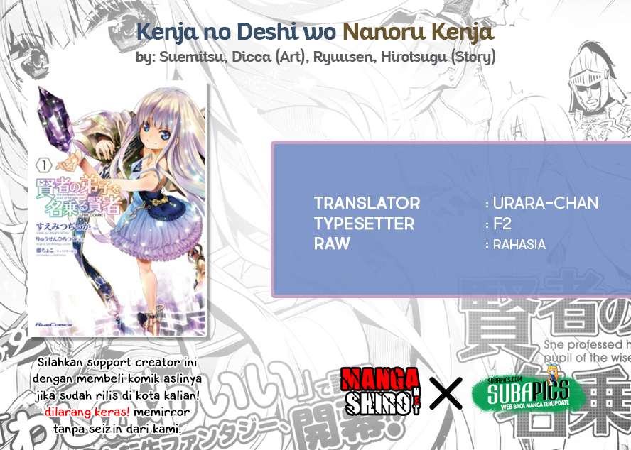 Kenja no Deshi wo Nanoru Kenja Chapter 20 Image 0