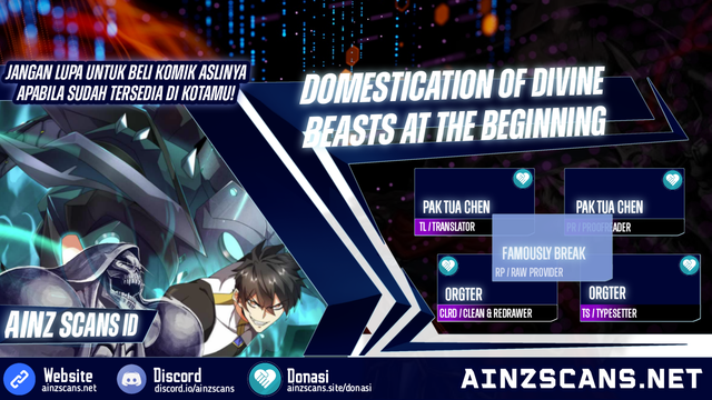 Domestication of Divine Beasts at the Beginning Chapter 02 Image 0