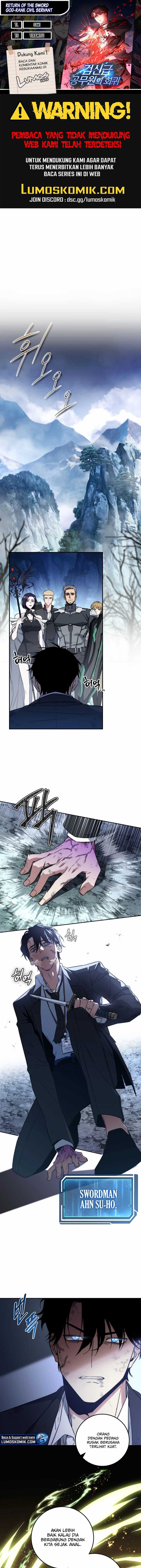 Return of the Sword God-Rank Civil Servant Chapter 01 Image 0