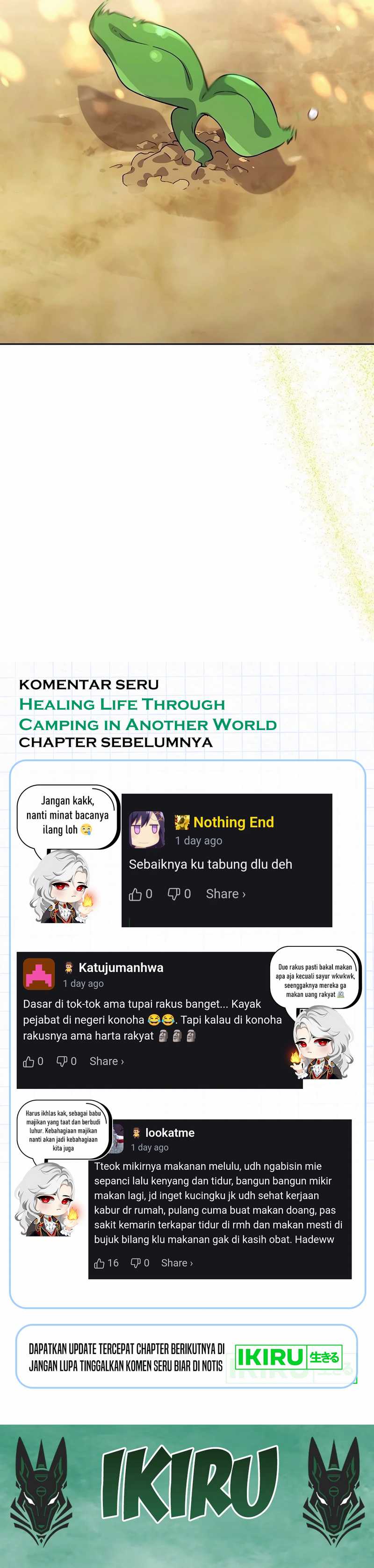 Healing Life Through Camping in Another World Chapter 63 Image 38