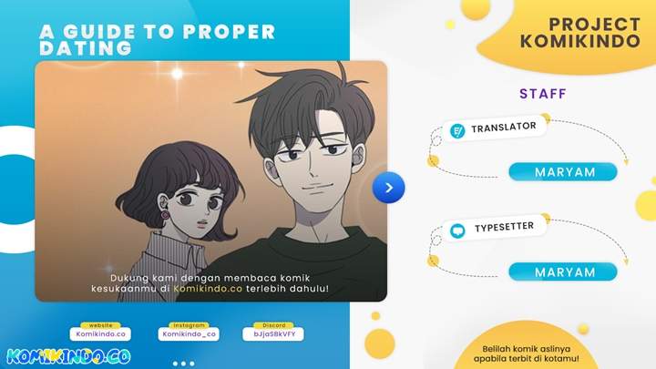 A Guide to Proper Dating Chapter 60 Image 0