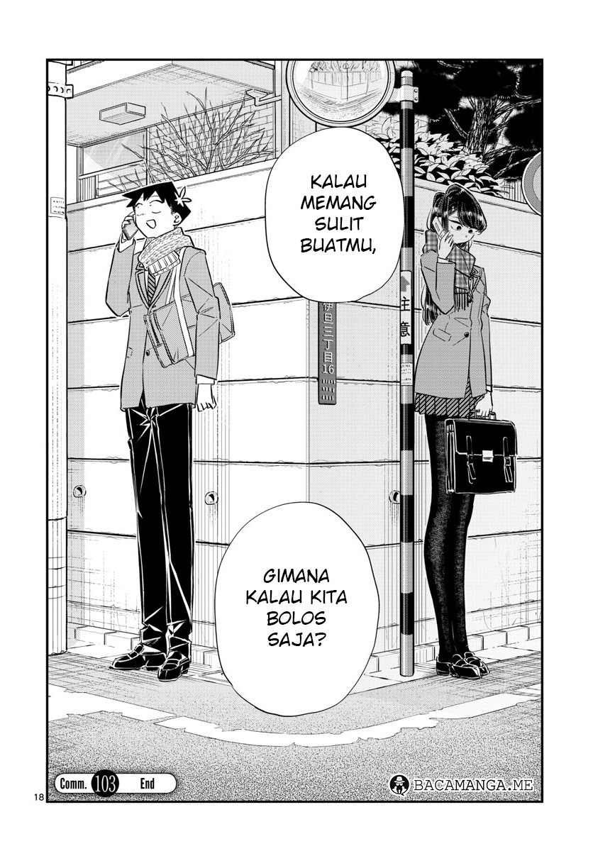 Komi-san wa Komyushou Desu. Chapter 103 Image 18