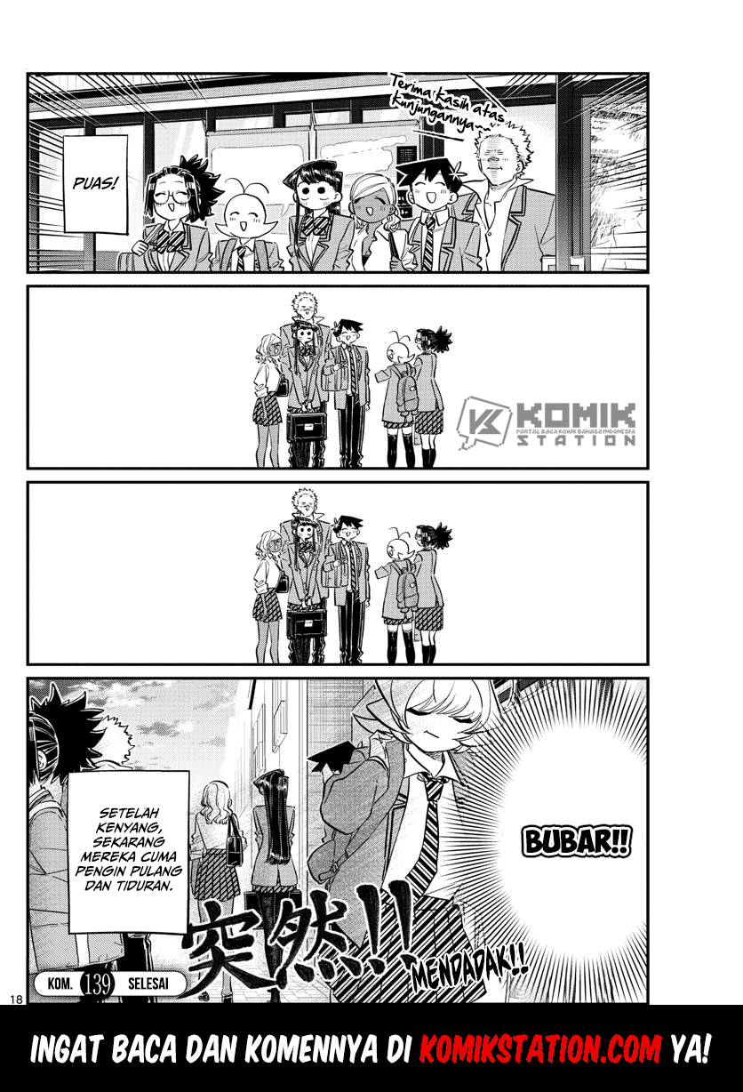 Komi-san wa Komyushou Desu. Chapter 139 Image 19