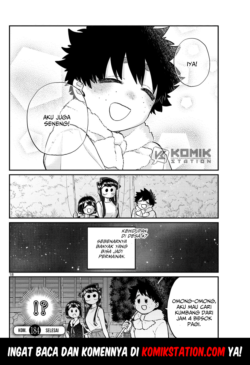 Komi-san wa Komyushou Desu. Chapter 184 Image 19