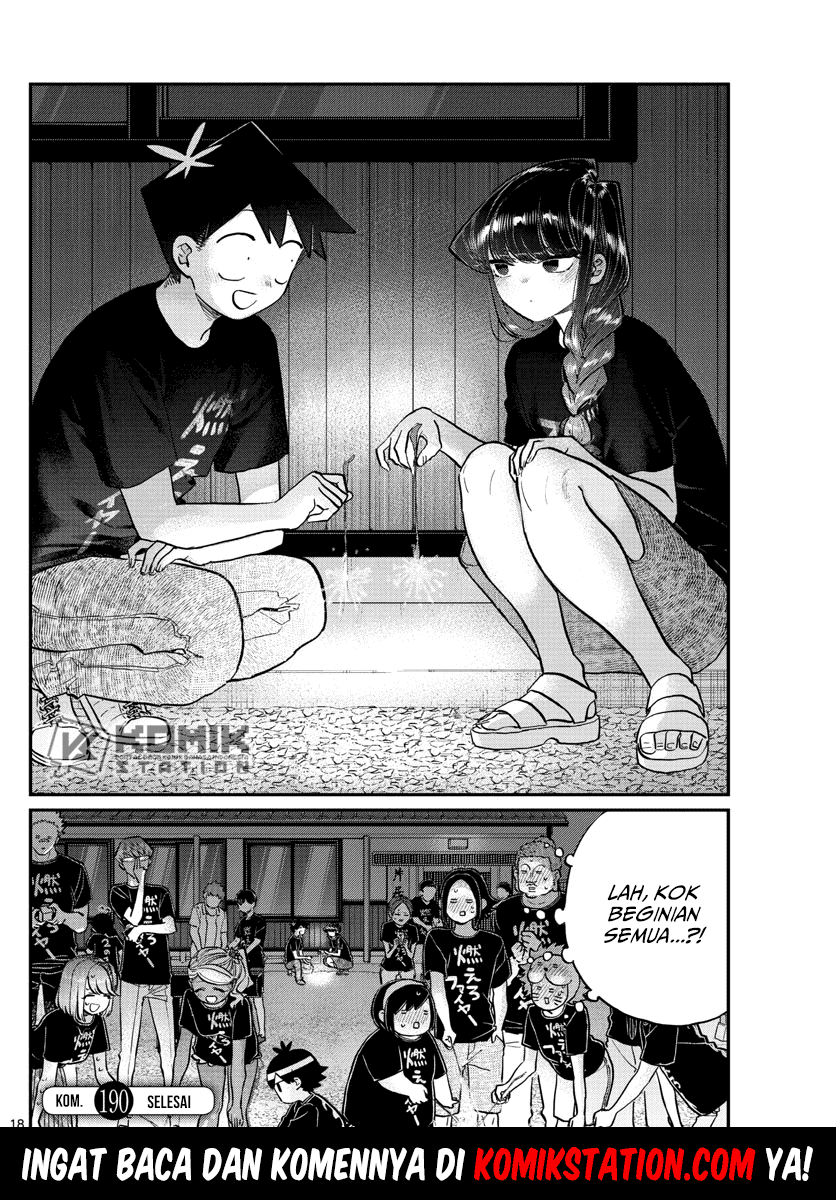 Komi-san wa Komyushou Desu. Chapter 190 Image 3
