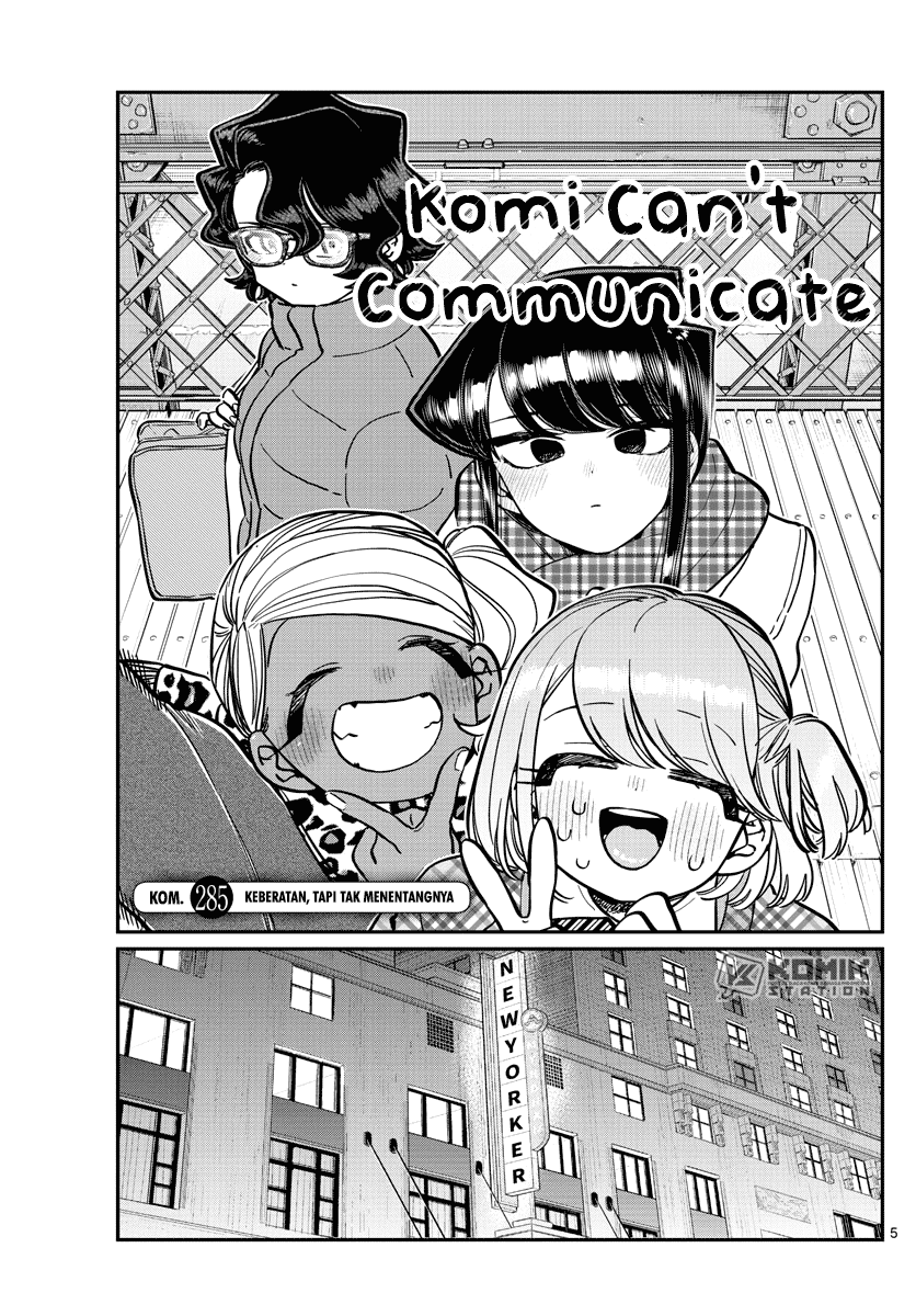 Komi-san wa Komyushou Desu. Chapter 285 Image 5