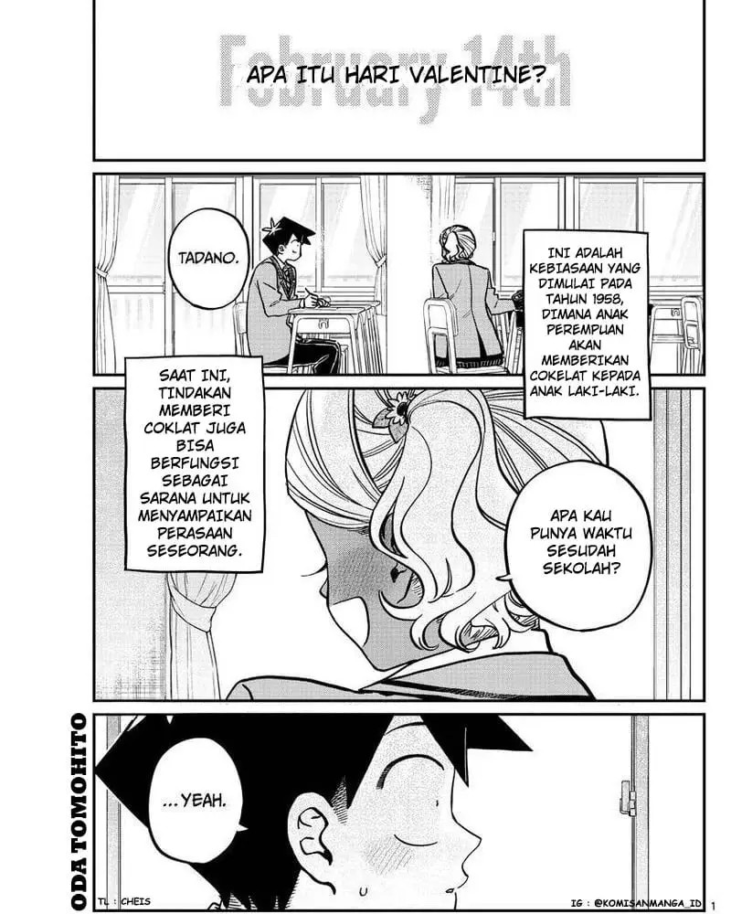 Komi-san wa Komyushou Desu. Chapter 299 Image 0