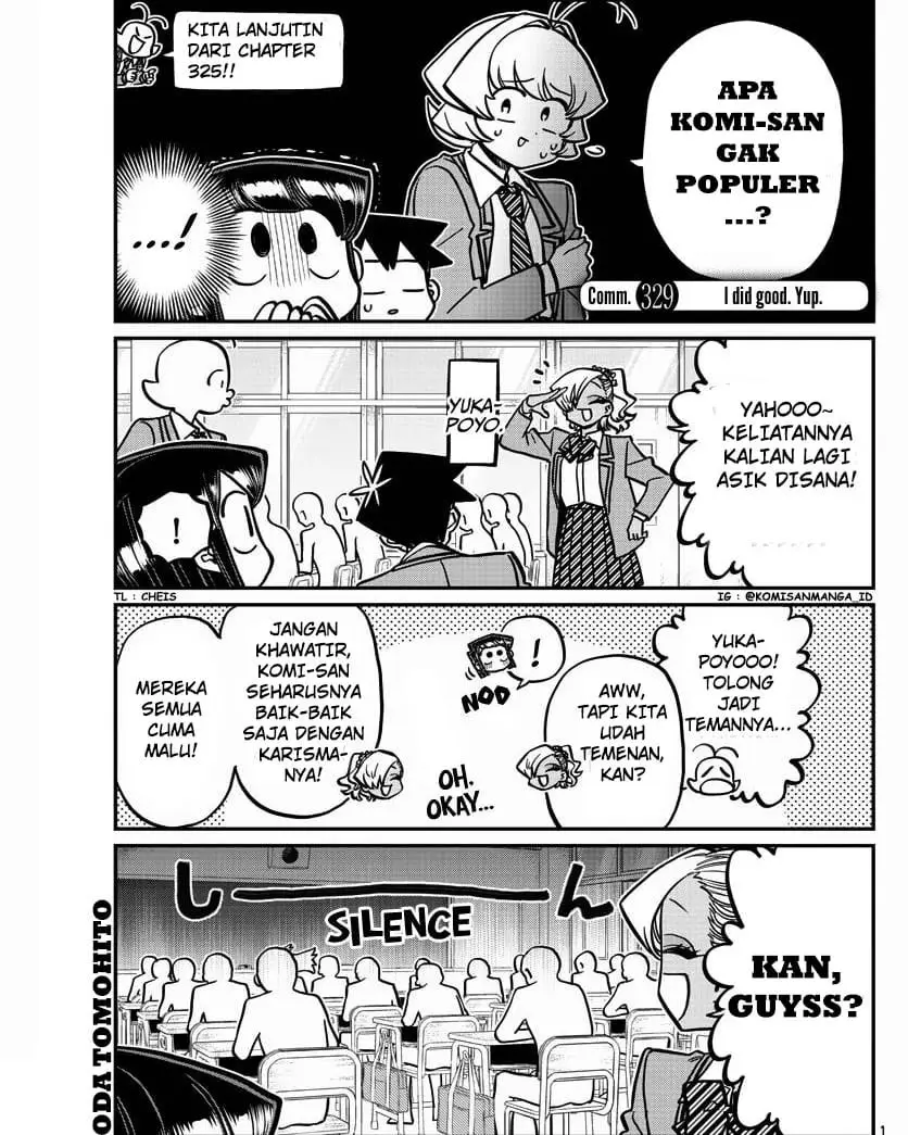 Komi-san wa Komyushou Desu. Chapter 329 Image 0