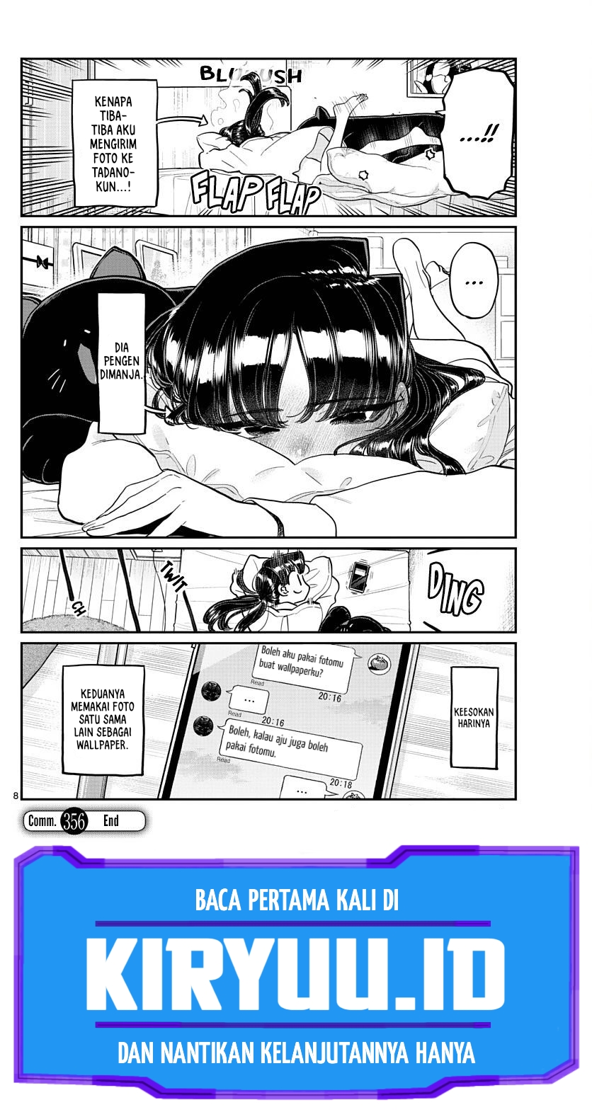 Komi-san wa Komyushou Desu. Chapter 356 Image 3