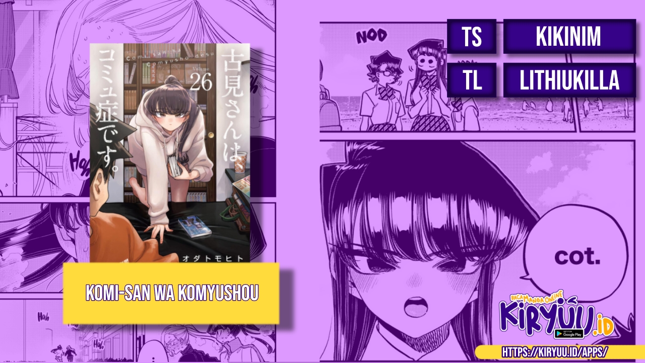 Komi-san wa Komyushou Desu. Chapter 383 Image 0