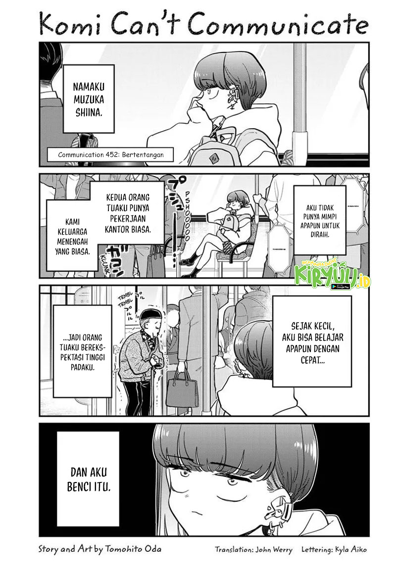 Komi-san wa Komyushou Desu. Chapter 452 Image 1