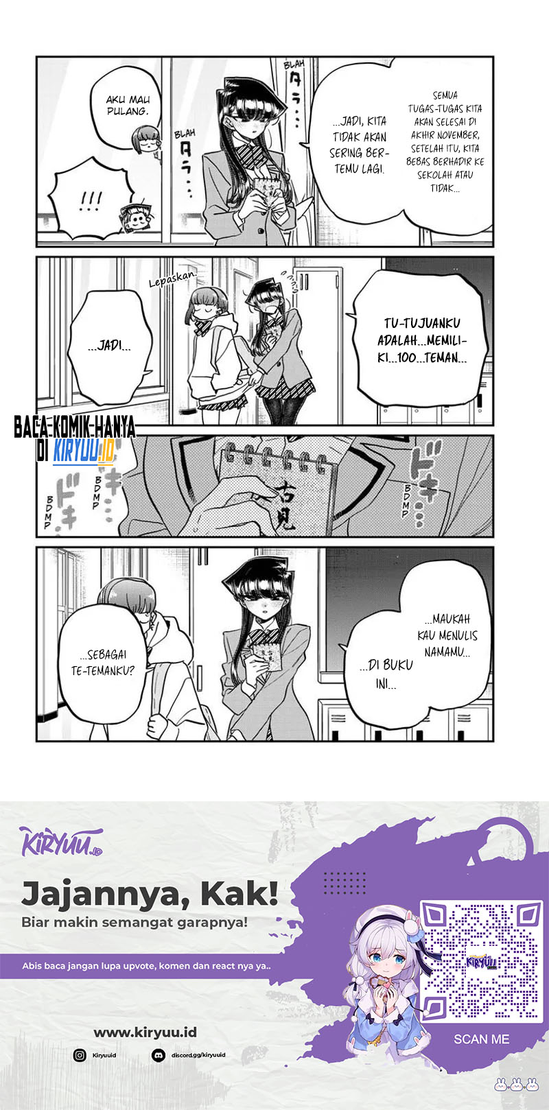 Komi-san wa Komyushou Desu. Chapter 458 Image 4