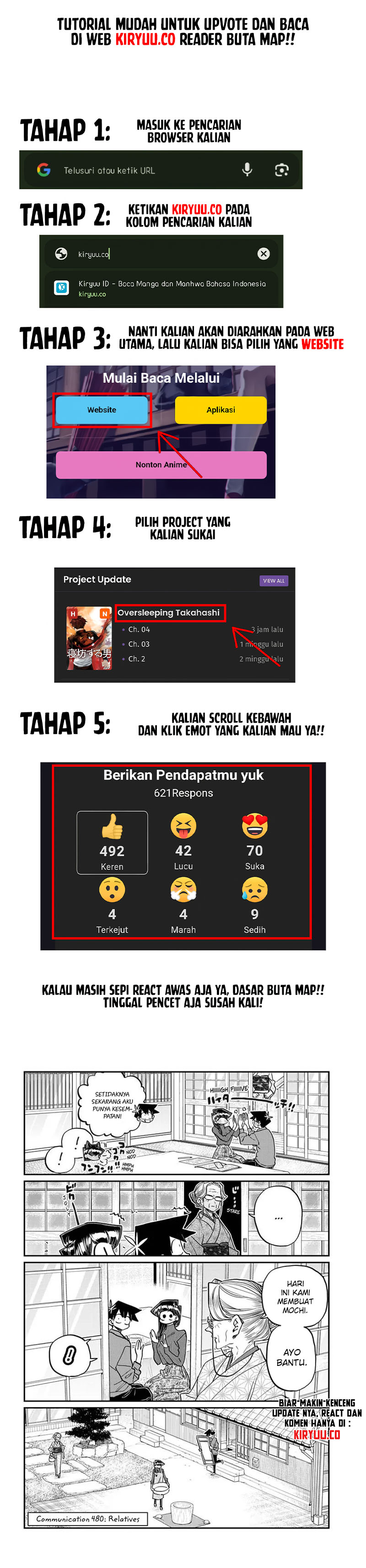 Komi-san wa Komyushou Desu. Chapter 480 Image 2