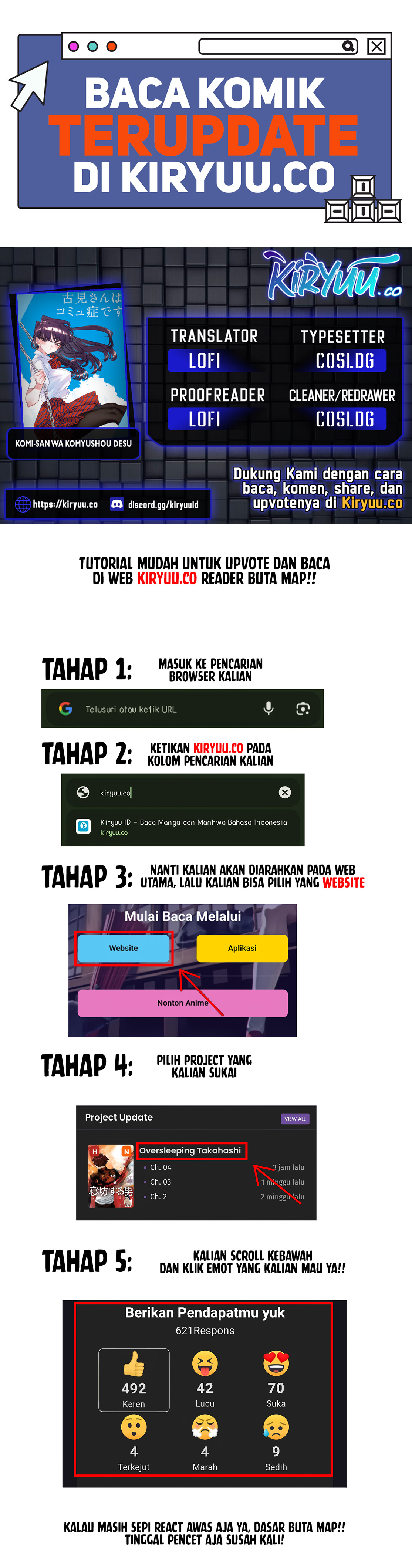 Komi-san wa Komyushou Desu. Chapter 491 Image 0