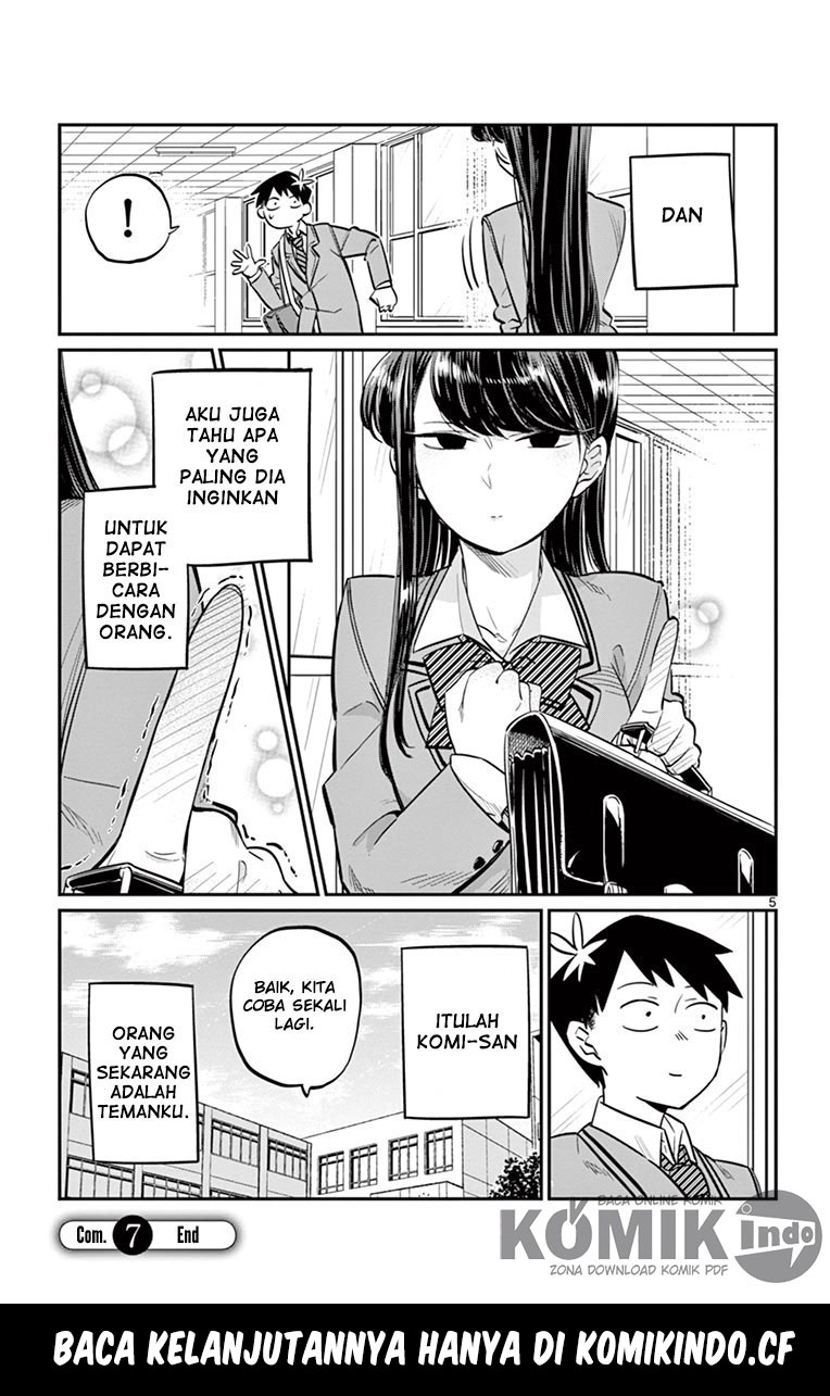 Komi-san wa Komyushou Desu. Chapter 7 Image 5