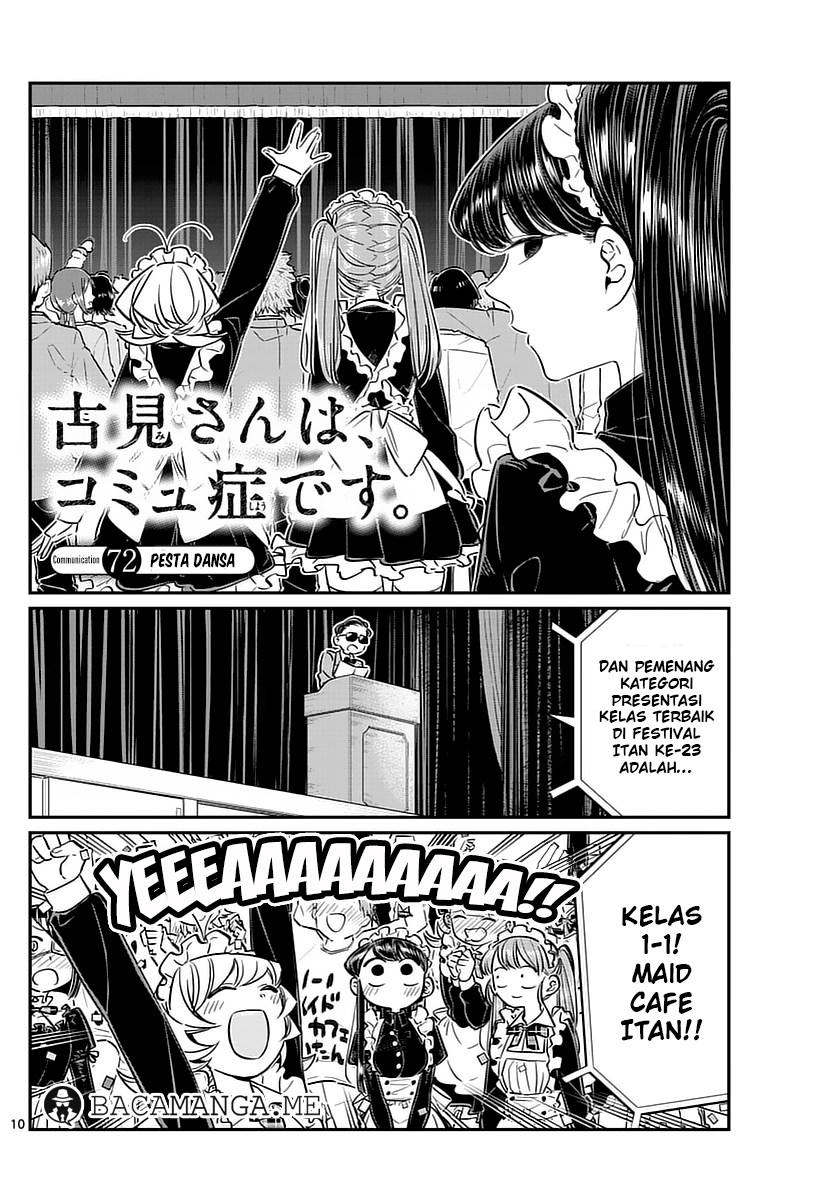 Komi-san wa Komyushou Desu. Chapter 72 Image 0