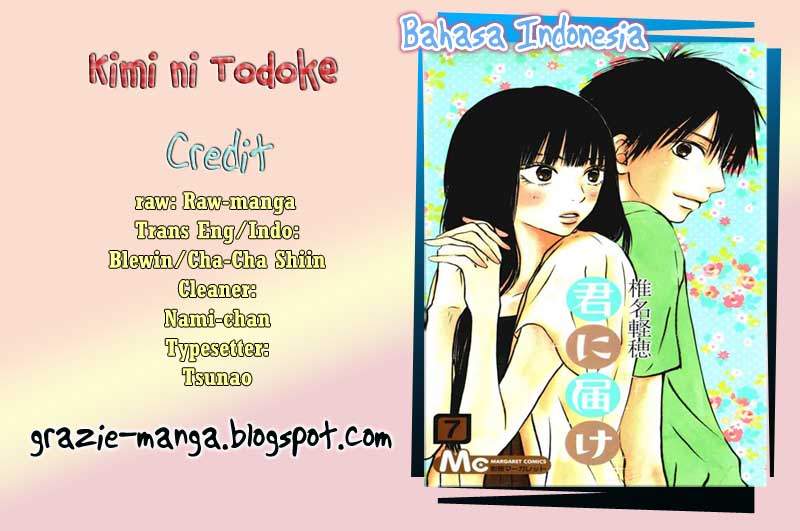 Kimi ni Todoke Chapter 25 Indonesia Image 0