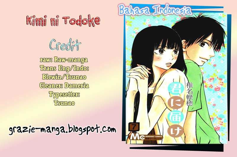 Kimi ni Todoke Chapter 27 Indonesia Image 0