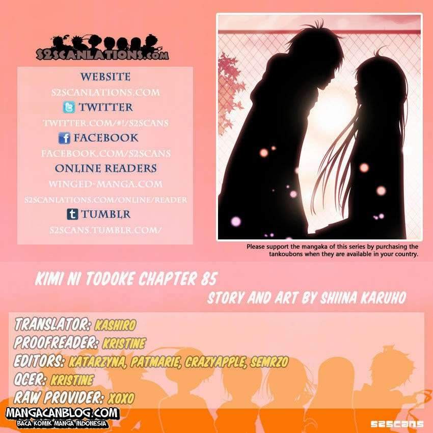 Kimi ni Todoke Chapter 85 Indonesia Image 0