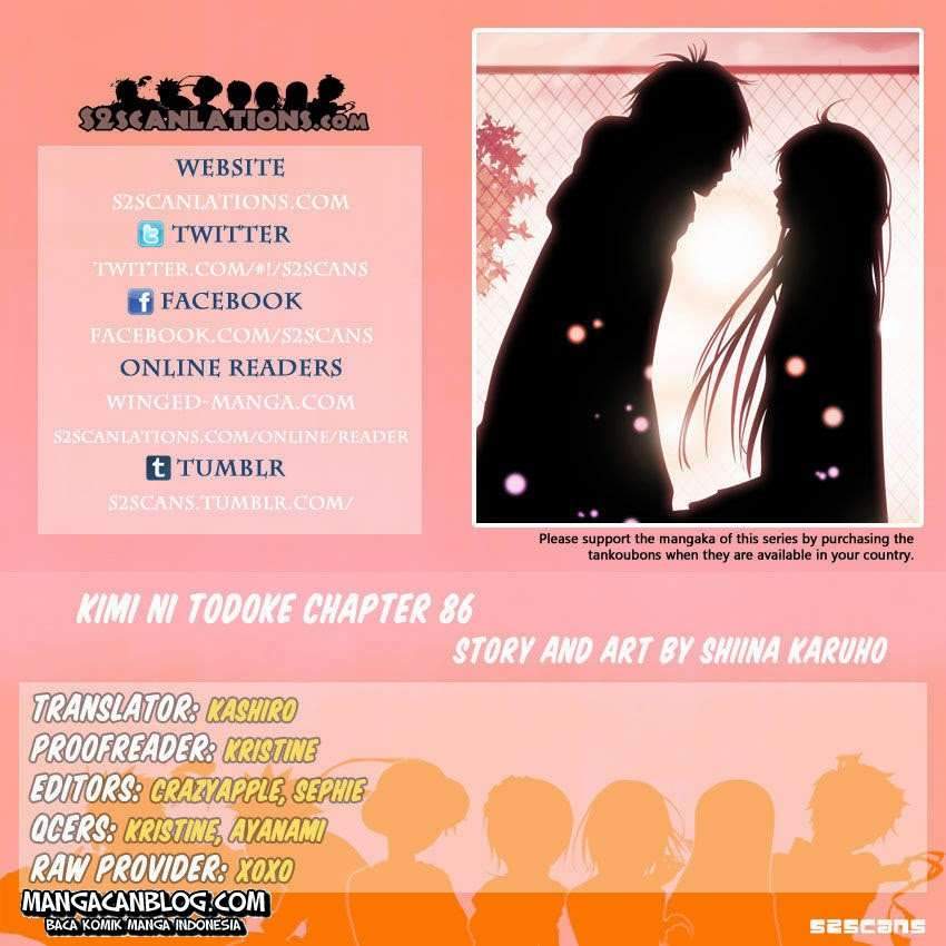 Kimi ni Todoke Chapter 86 Indonesia Image 0