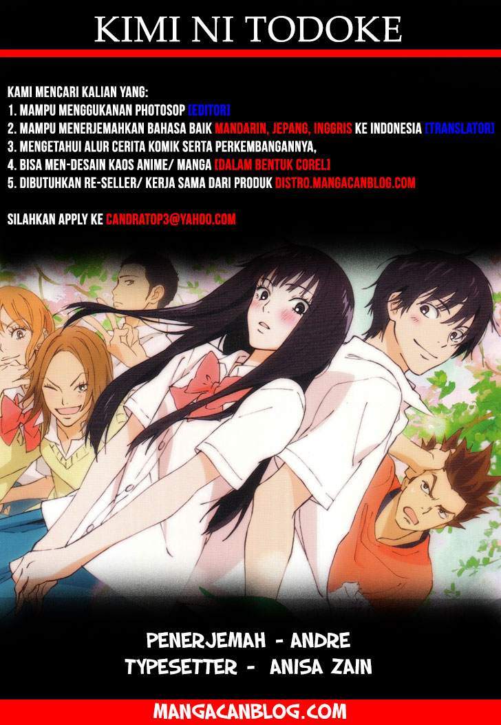 Kimi ni Todoke Chapter 98 Indonesia Image 0