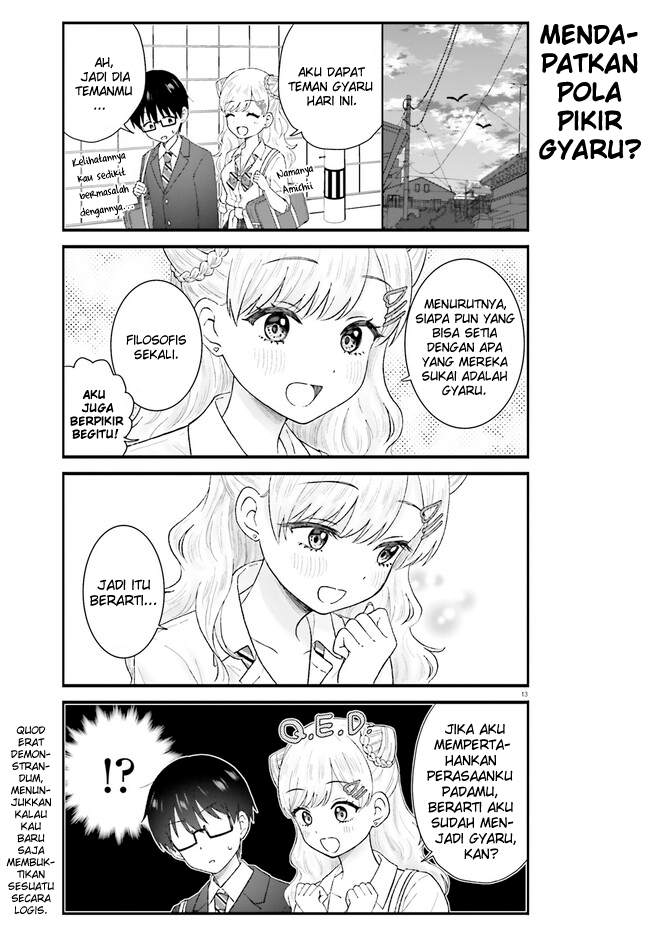 Uchida-san wa Zettai ni Gyaru Janai! Chapter 1 Image 12