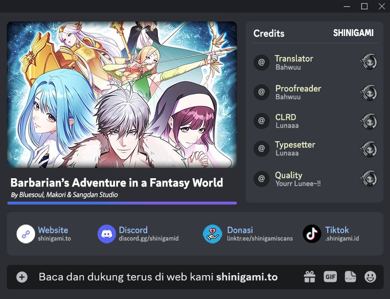 Barbarian’s Adventure In A Fantasy World Chapter 40 Image 0