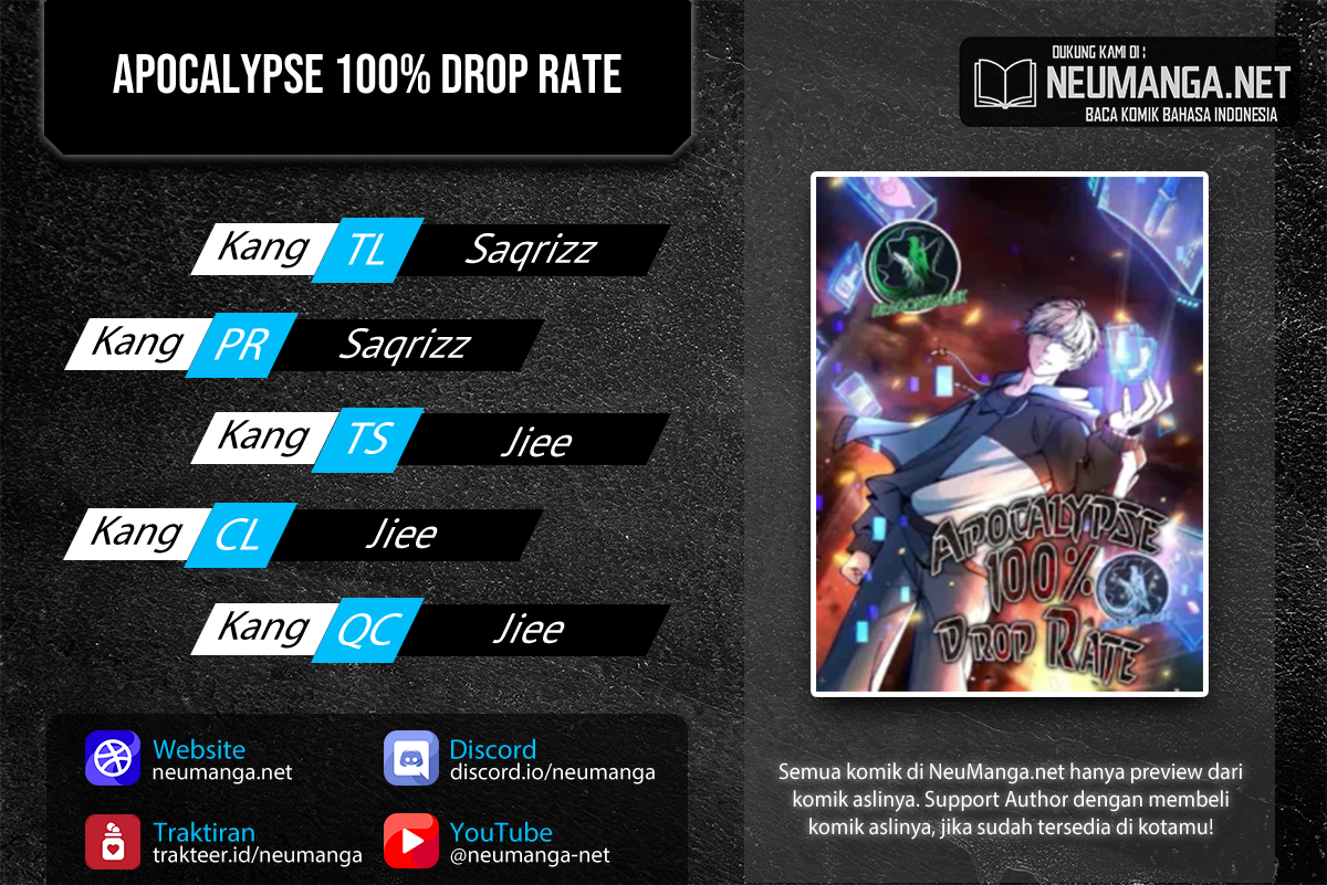 Apocalypse 100% Drop Rate Chapter 23 Image 0