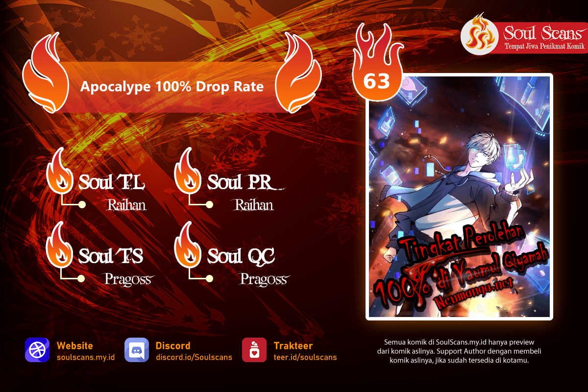 Apocalypse 100% Drop Rate Chapter 63 Image 0