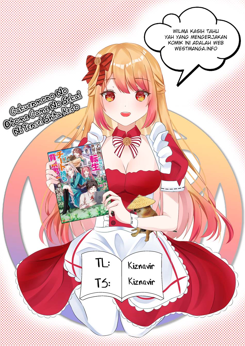 Gakuenmono No Otome Game No Sekai Ni Tensei Shita Kedo, Cheat-Mochi No Haikei Danshi Seitodatta You Desu Chapter 05.3 Image 0