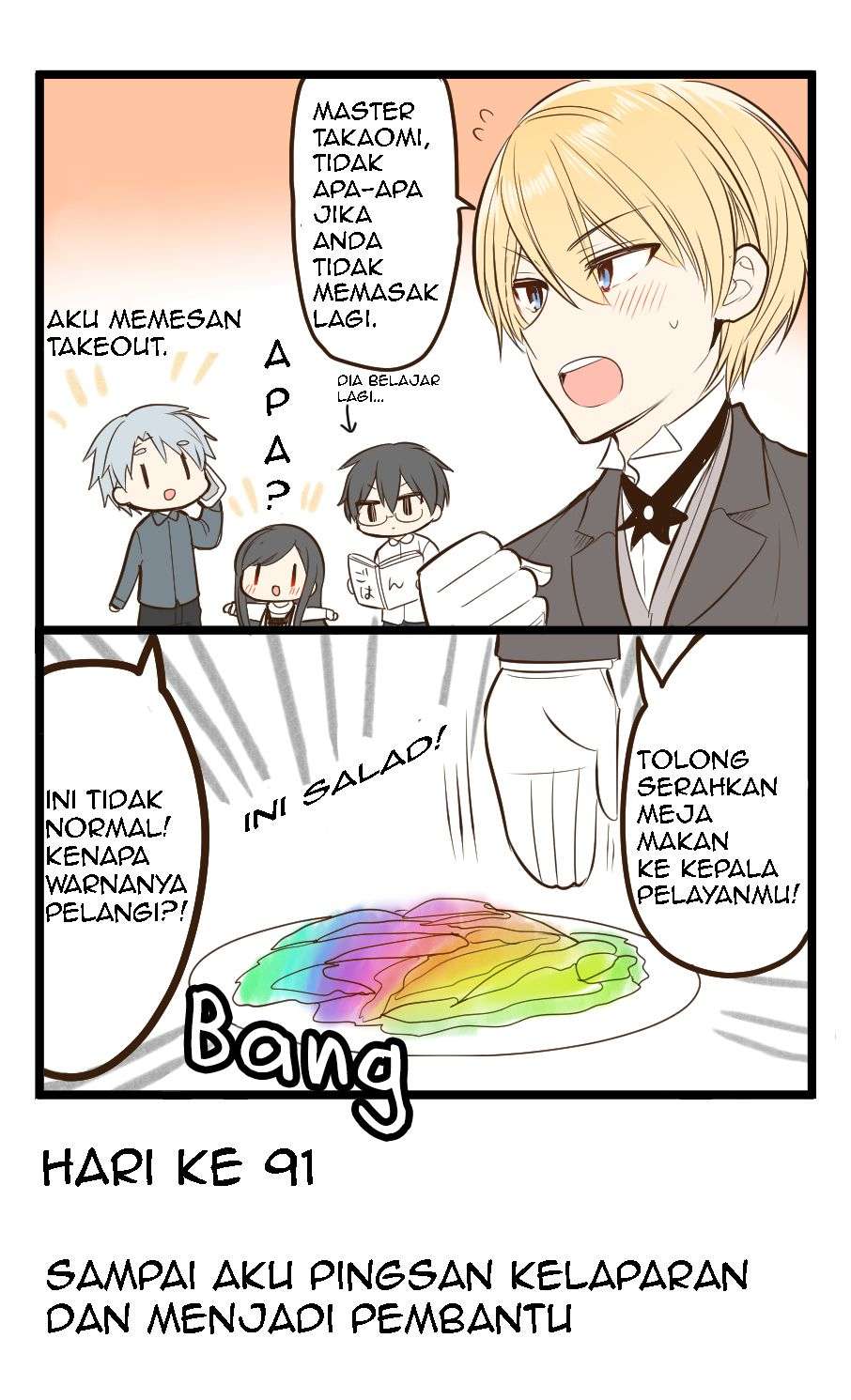 100 Nichigo ni Kuufuku de Taore Maid ni Naru Onna no Ko Chapter 9 Image 0