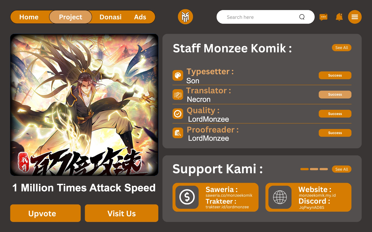 1 Million Times Attack Speed Chapter 15 Image 0