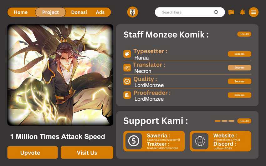 1 Million Times Attack Speed Chapter 16 Image 0