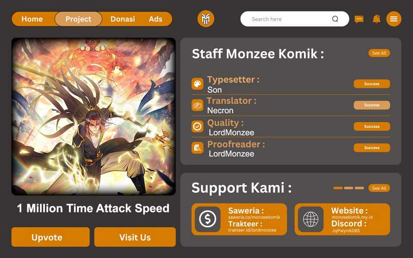 1 Million Times Attack Speed Chapter 18 Image 0