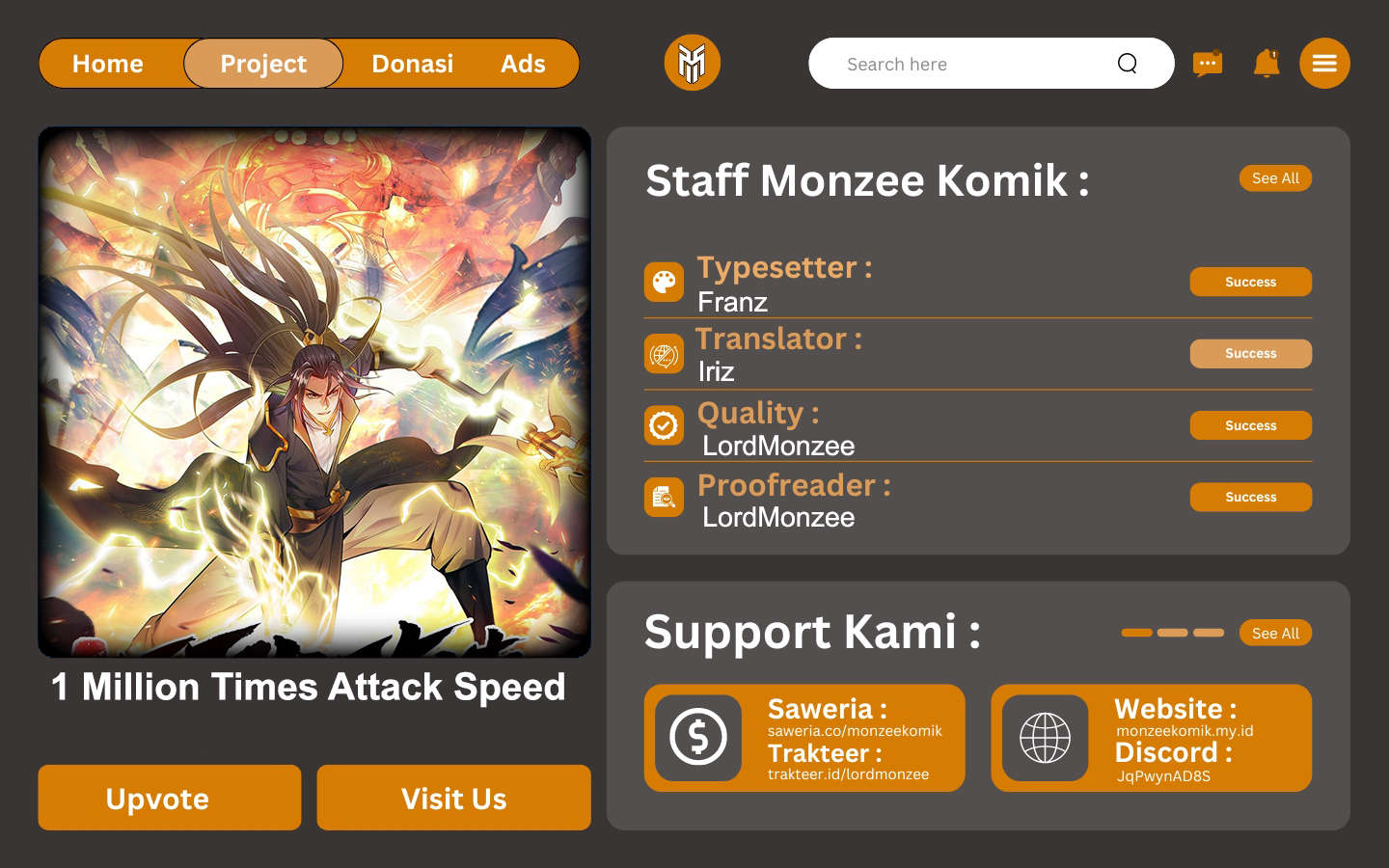 1 Million Times Attack Speed Chapter 26 Image 0