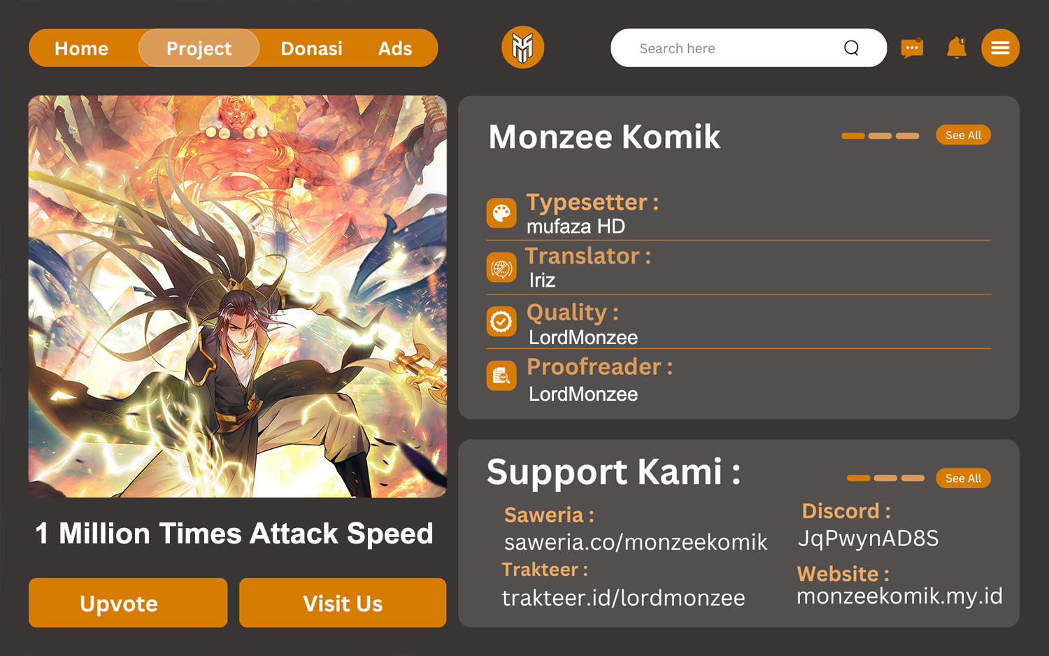 1 Million Times Attack Speed Chapter 42 Image 0