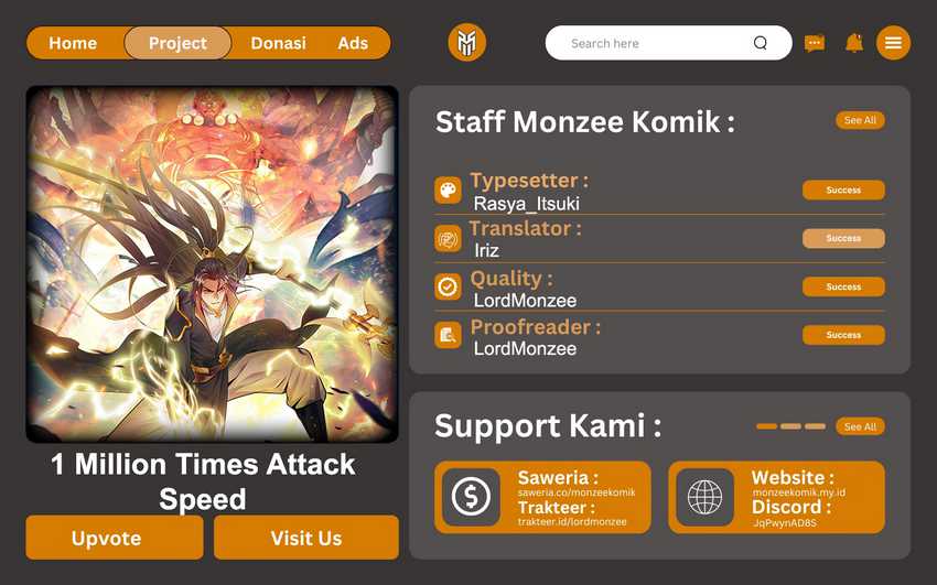 1 Million Times Attack Speed Chapter 45 Image 0