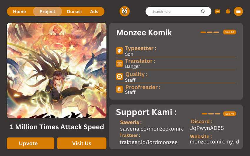 1 Million Times Attack Speed Chapter 69 Image 0