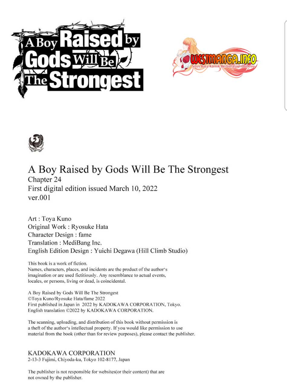 Kamigami ni Sodaterare Shimo no, Saikyou to Naru Chapter 24.2 Image 17