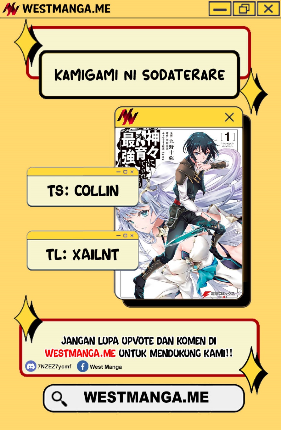 Kamigami ni Sodaterare Shimo no, Saikyou to Naru Chapter 58 Image 3