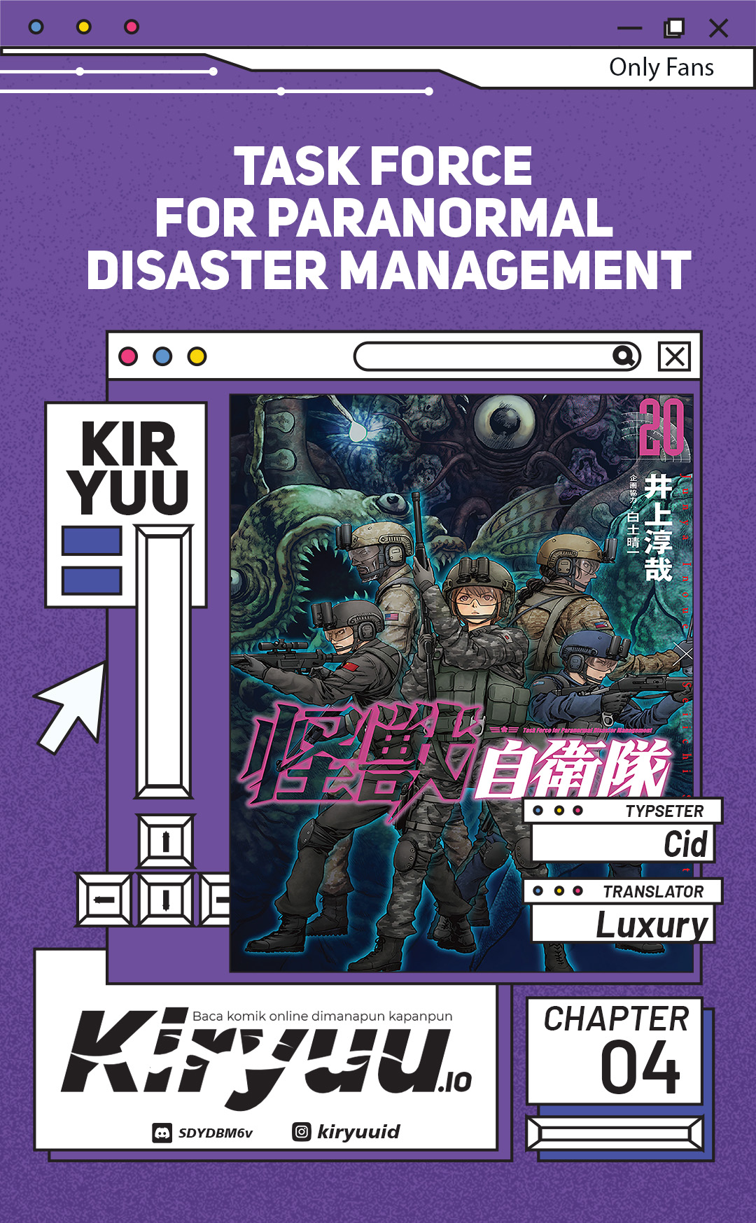 Task Force for Paranormal Disaster Management Chapter 04 Image 0