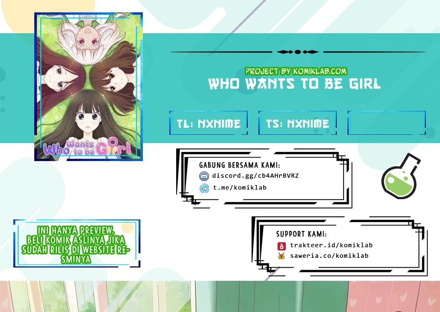 Who Wants to Be Girl Chapter 01 Image 0