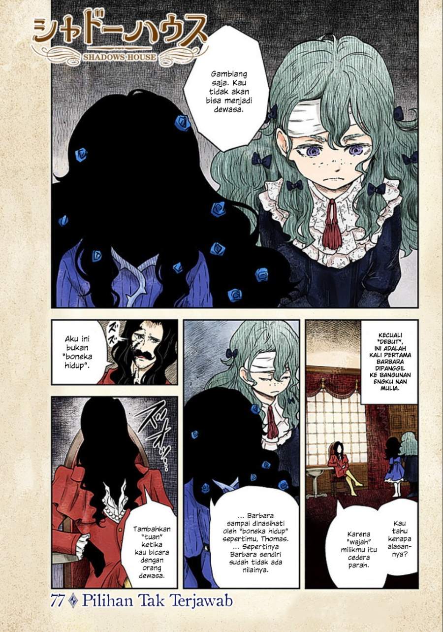 Shadows House Chapter 77 Image 0