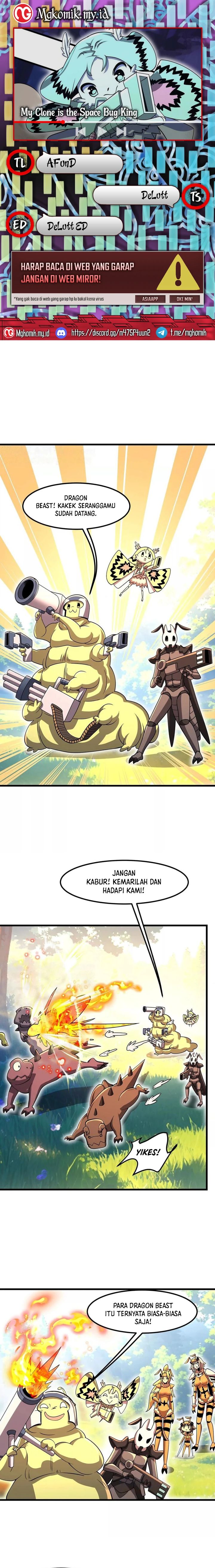 My Clone is the Space Bug King Chapter 36 Image 0
