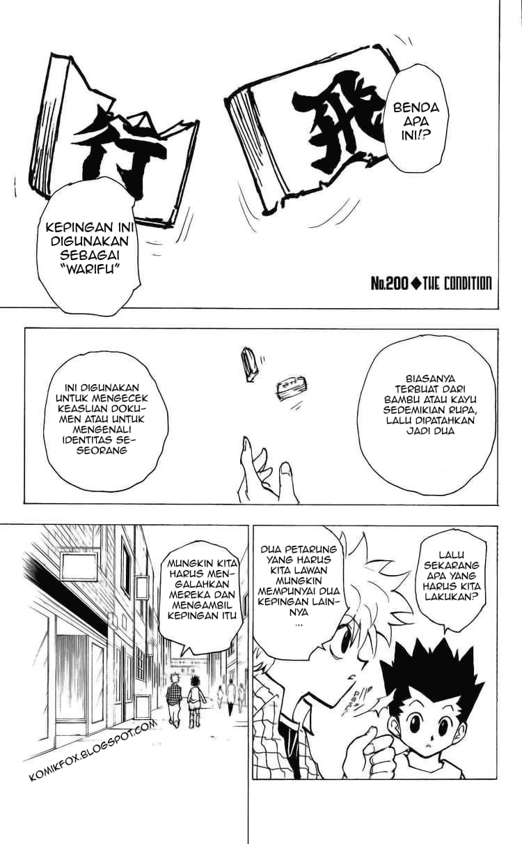 Hunter x Hunter Chapter 200 Image 0