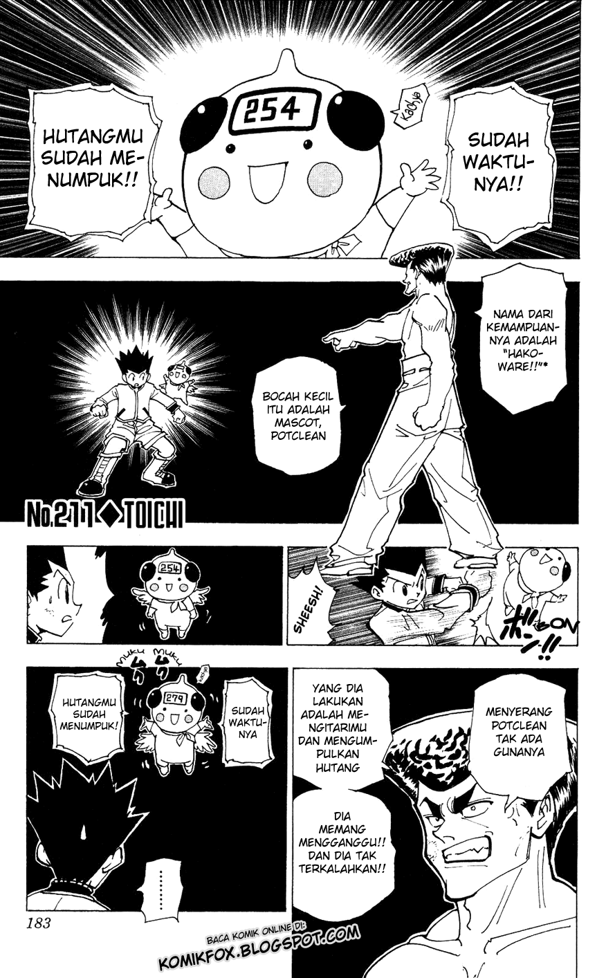 Hunter x Hunter Chapter 211 Image 1