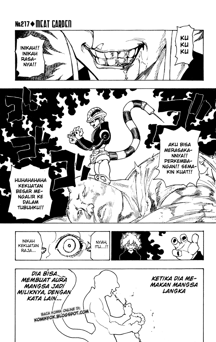 Hunter x Hunter Chapter 217 Image 0