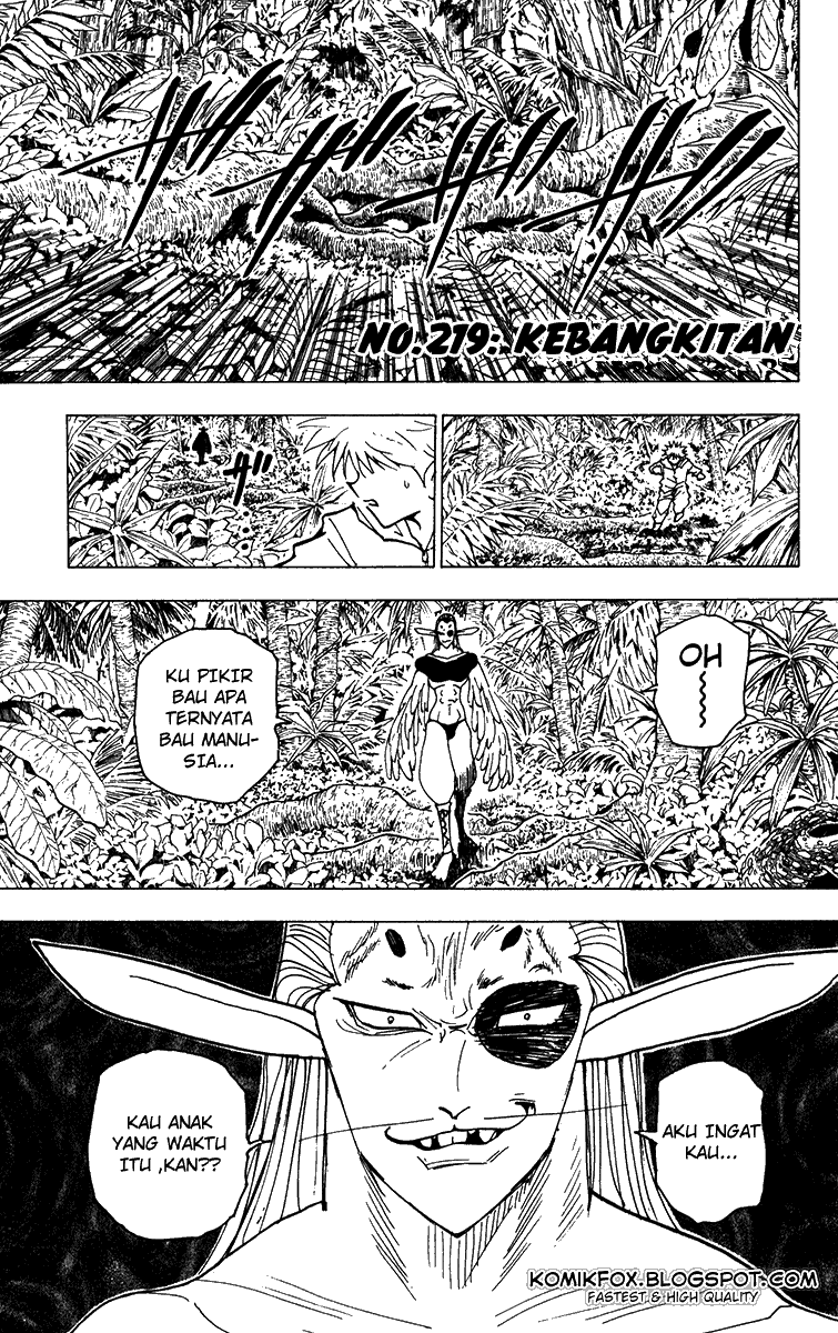 Hunter x Hunter Chapter 219 Image 0